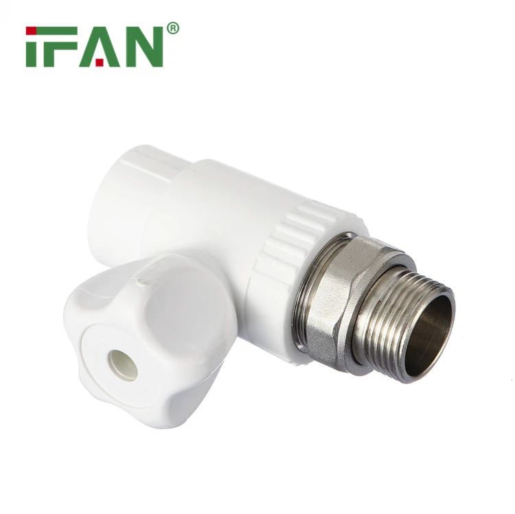 white radiator valves