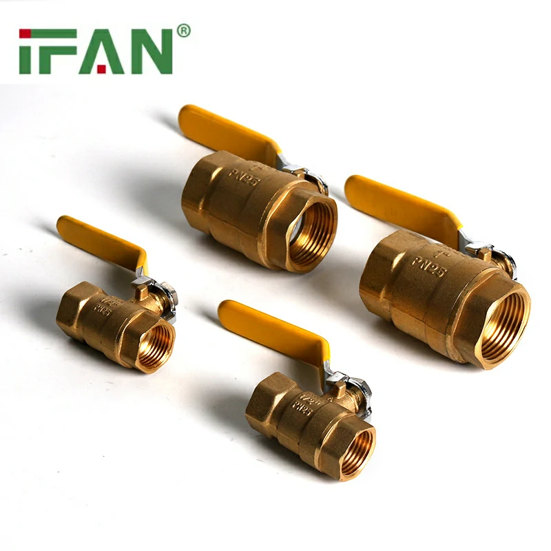 IFAN Long Handle Brass Gas Valves